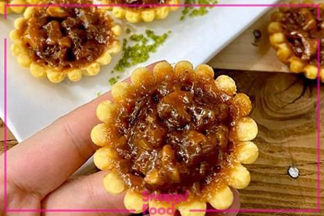 طرز تهیه سریع و ساده تارت کاراملی با همراهی شیره گردو طرز طرز تهیه سریع و ساده تارت کاراملی با همراهی شیره گردو طرز تهیه تارت کاراملی با شیره گردویی