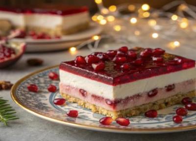 طرز تهیه دسر یلدایی روکر انار؛ دسری رنگی و مجذوب کننده